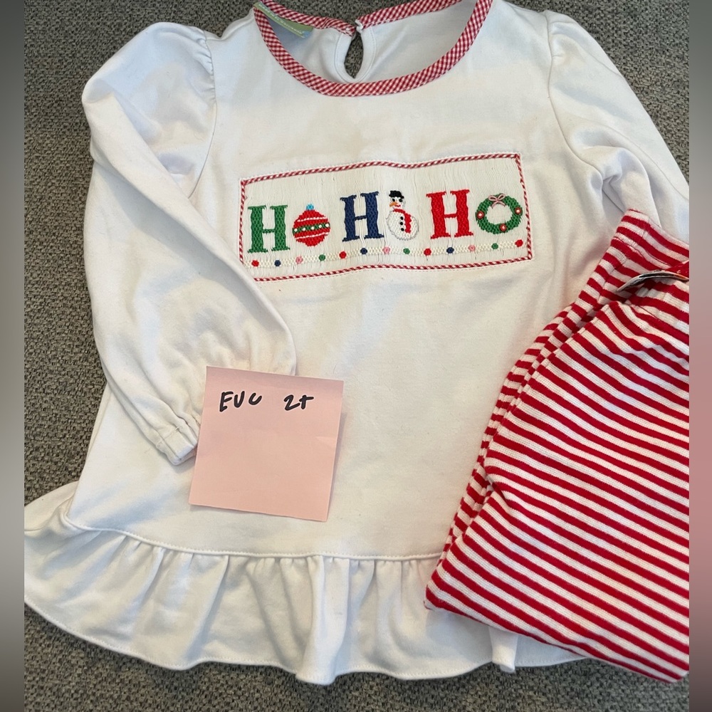 Smocked Christmas shirt